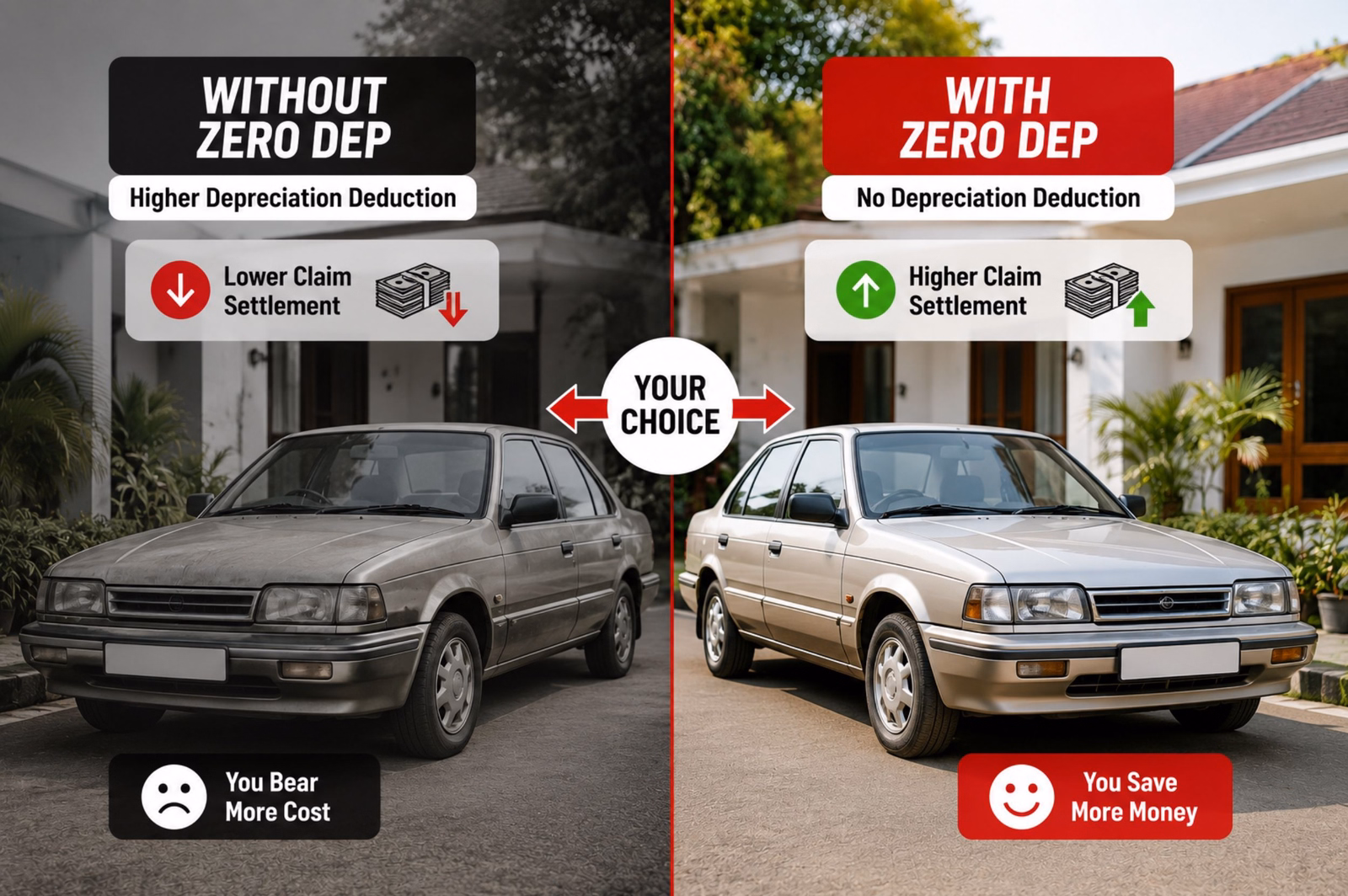 Zero Depreciation vs Comprehensive Car Insurance