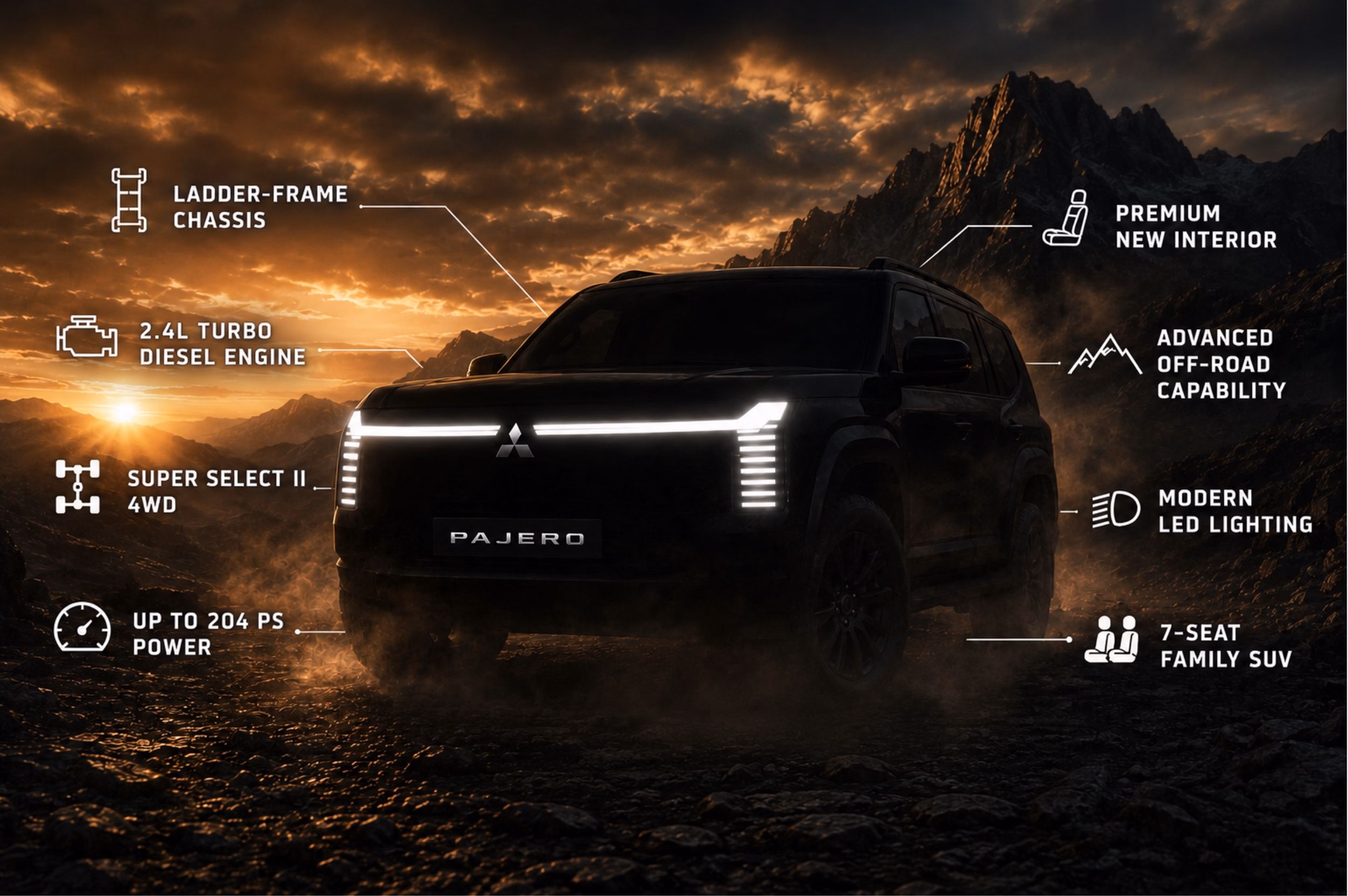 Features of PAJERO