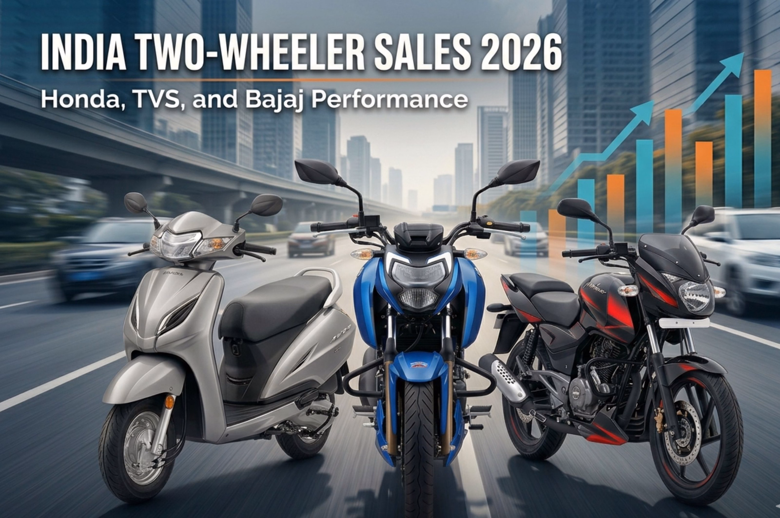 Honda, Tvs, Bajaj