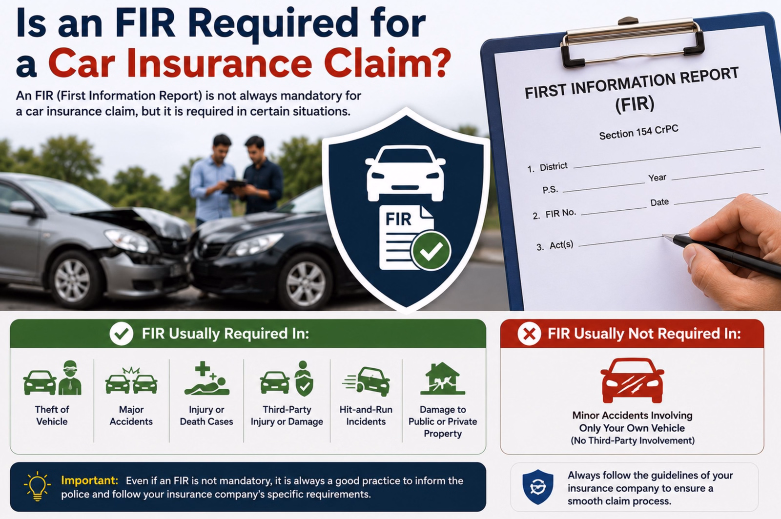 is an FIR requierd