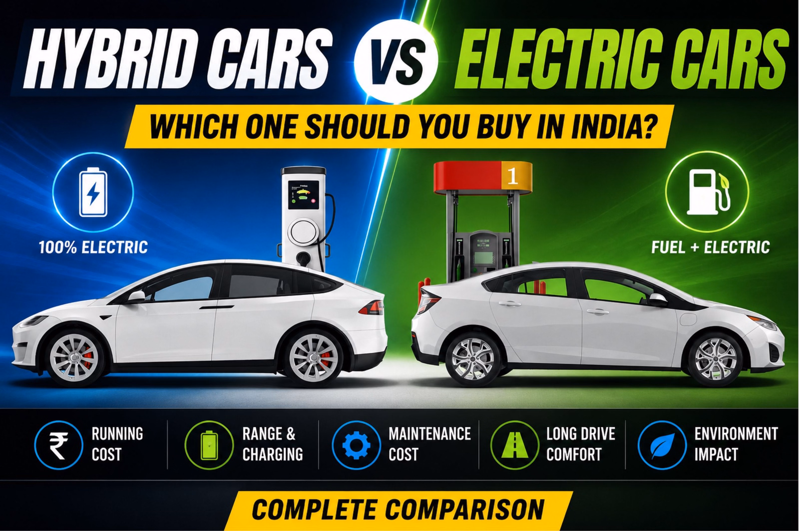 hybride vs electric
