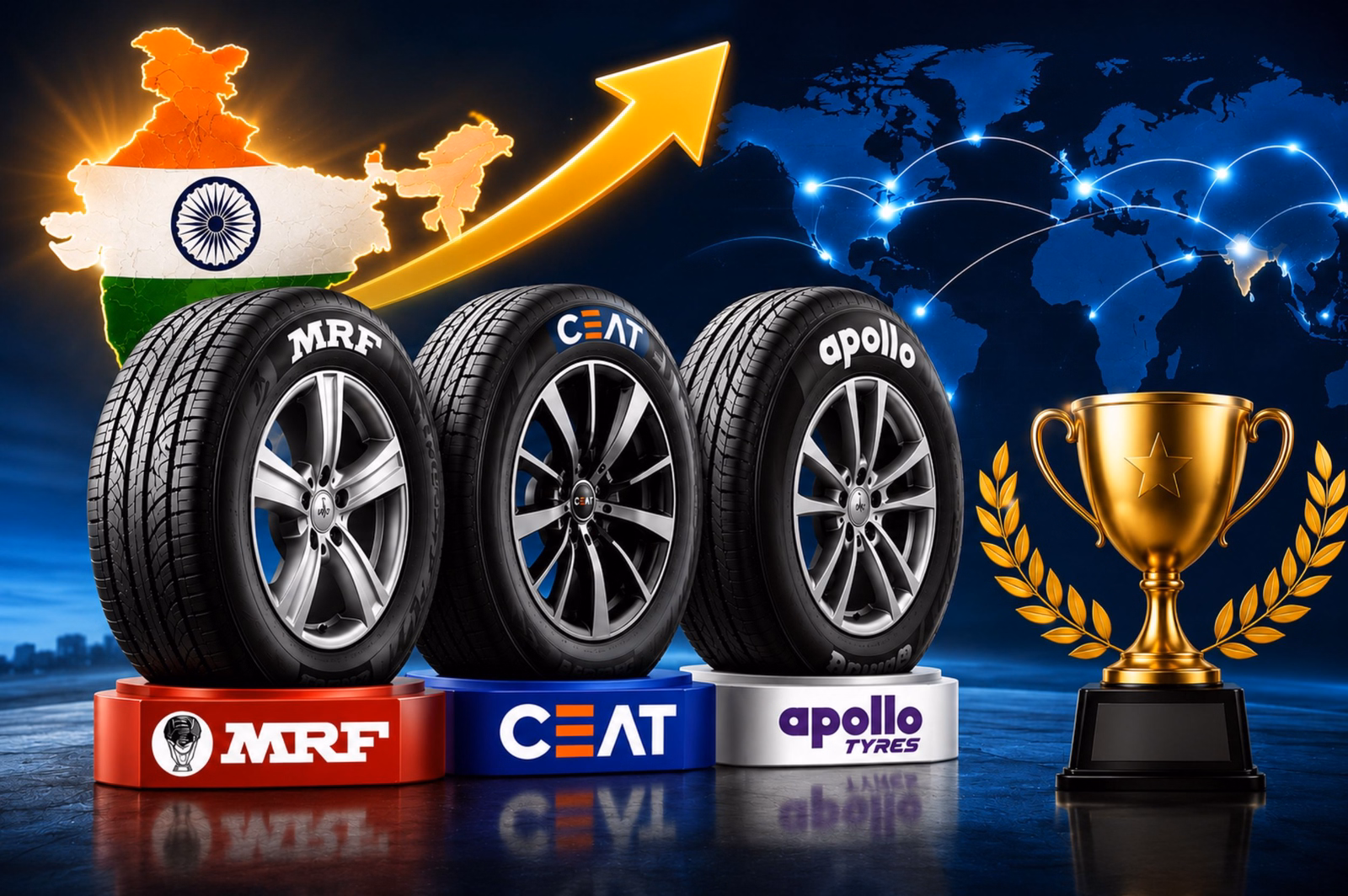 MRF, CEAT, Apollo